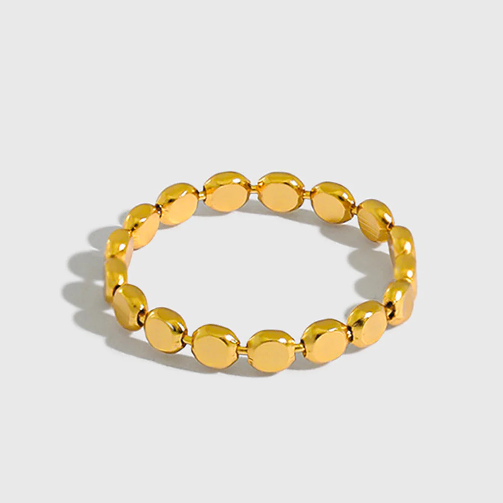 Flat Round Bead Ring - Image 10