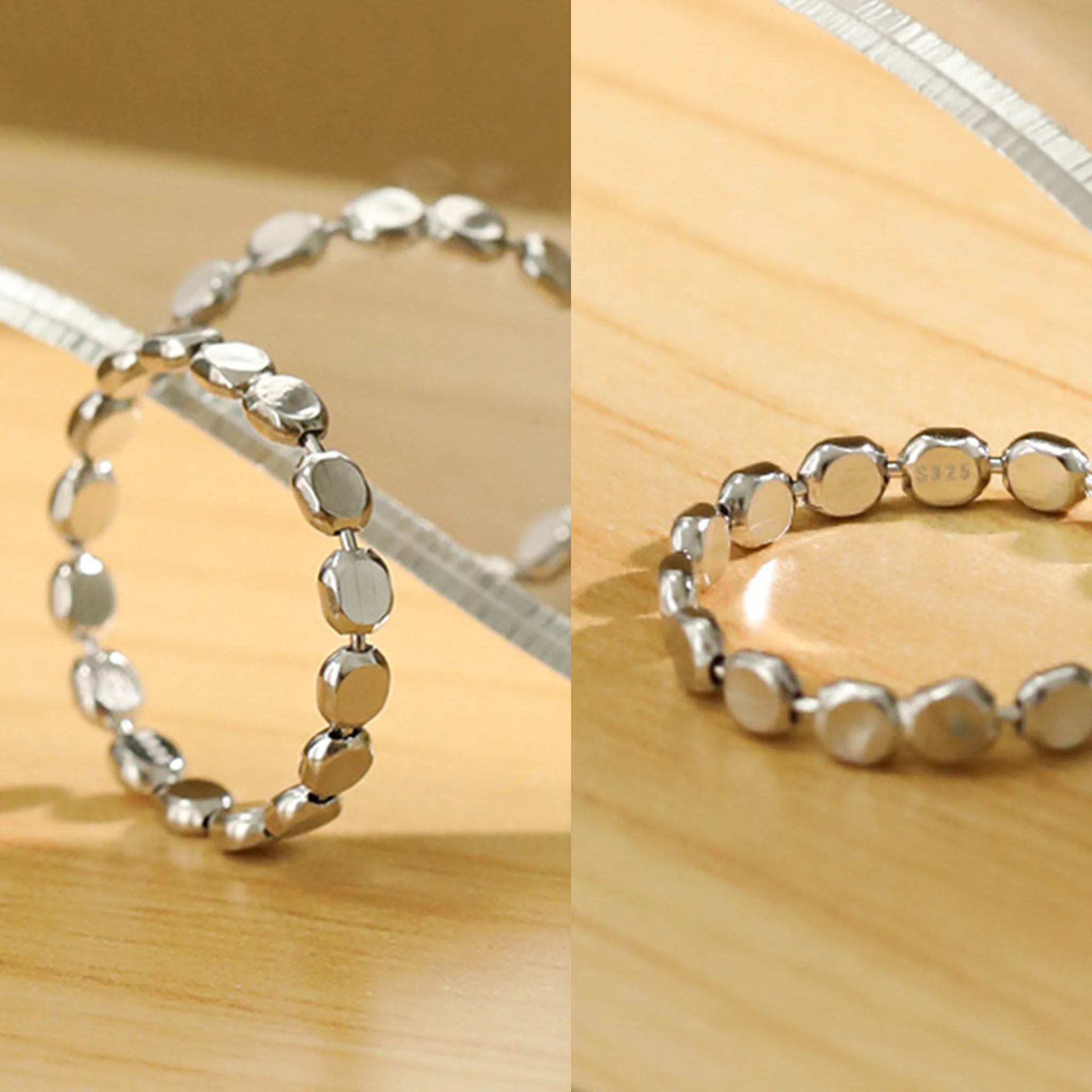 Flat Round Bead Ring - Image 4