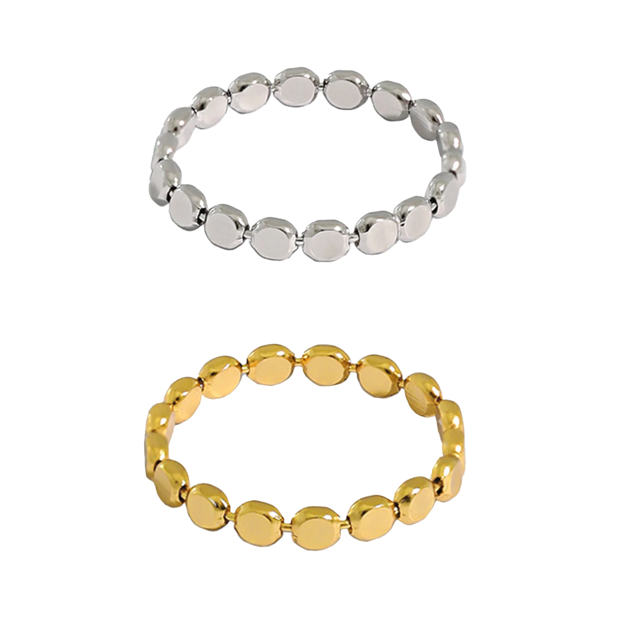 Flat Round Bead Ring - Image 5