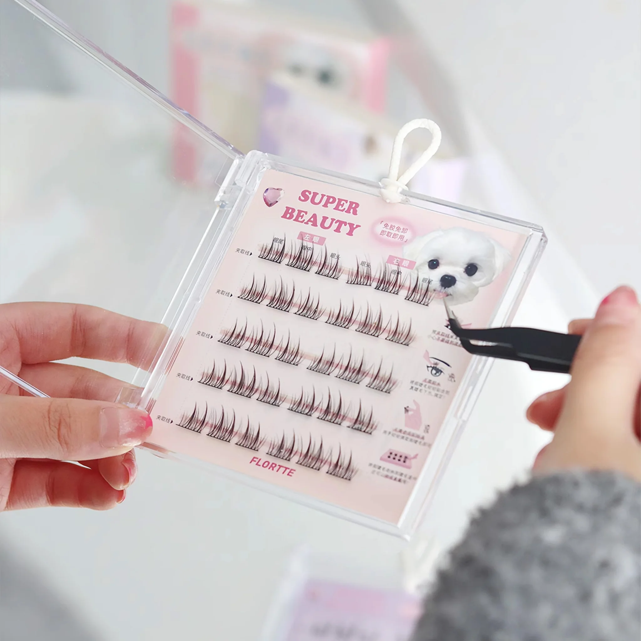 FLORTTE Glue-free False Eyelashes-Sunflower