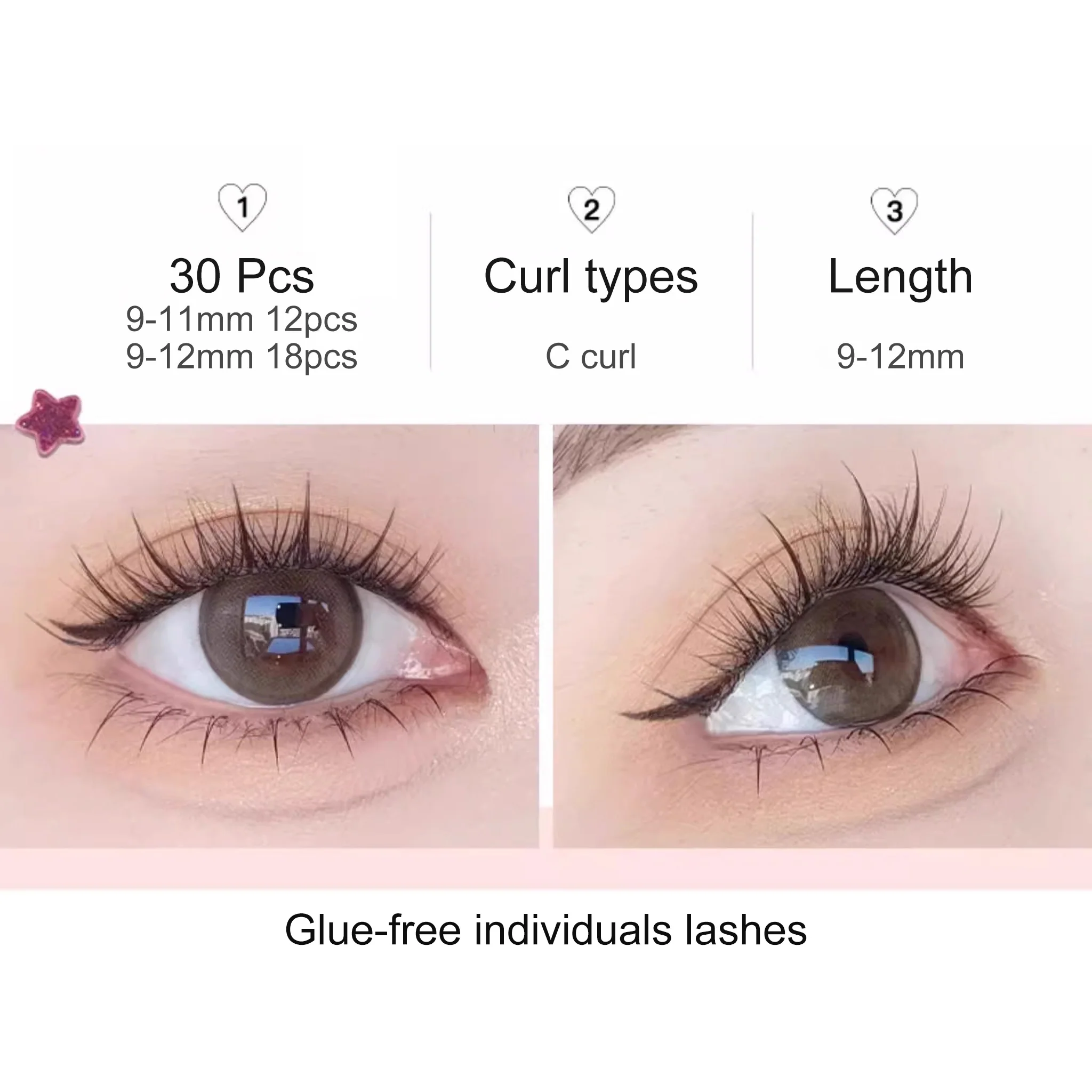 FLORTTE Glue-free False Eyelashes-Sunflower - Image 3