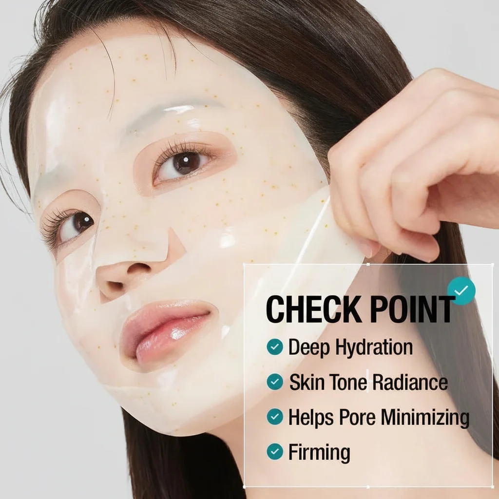GOODAL Green Tangerine Vita C Dark Spot Care Gel Mask 5pcs - Image 3