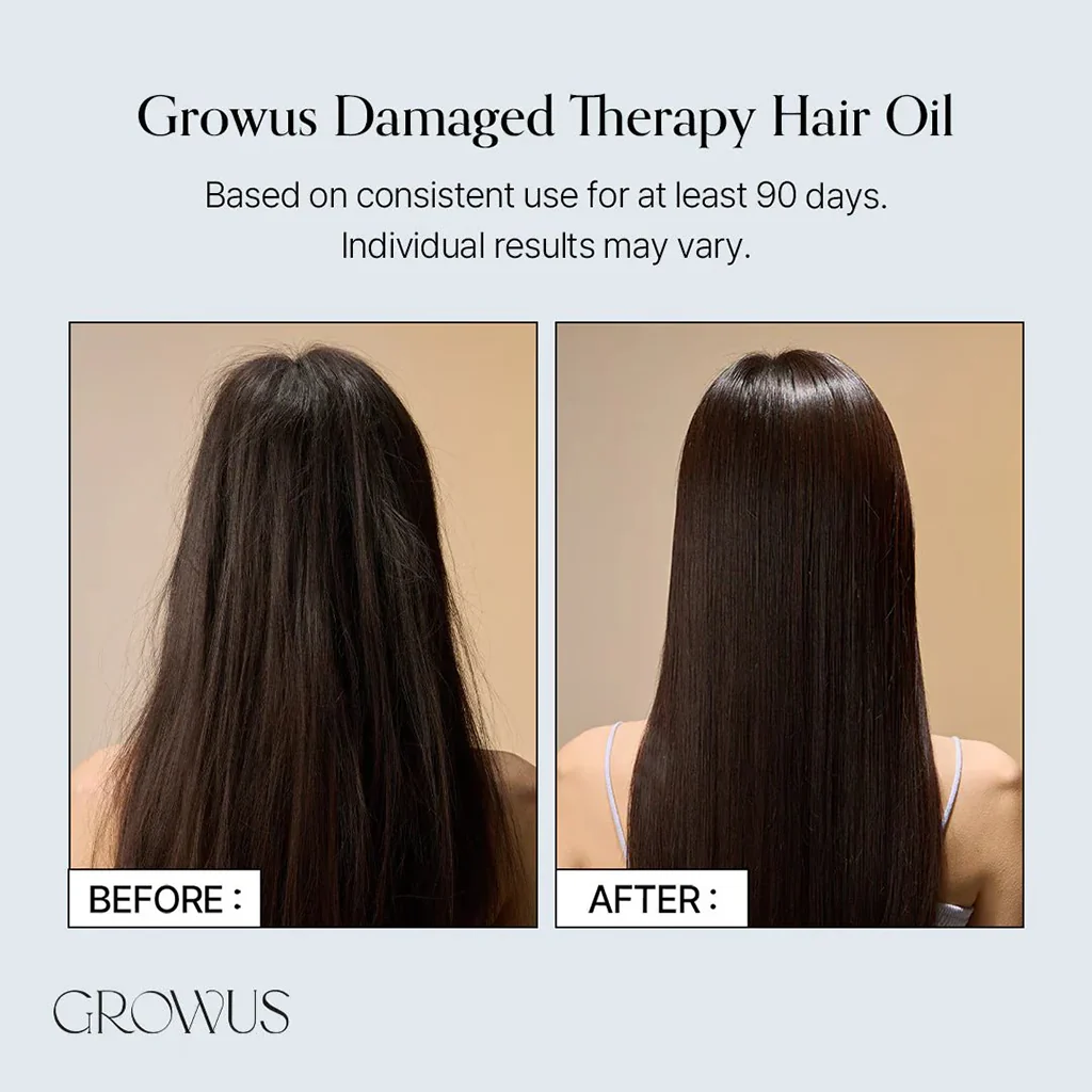 GROWUS Damage Therapy Hair Oil 65ml - Image 5