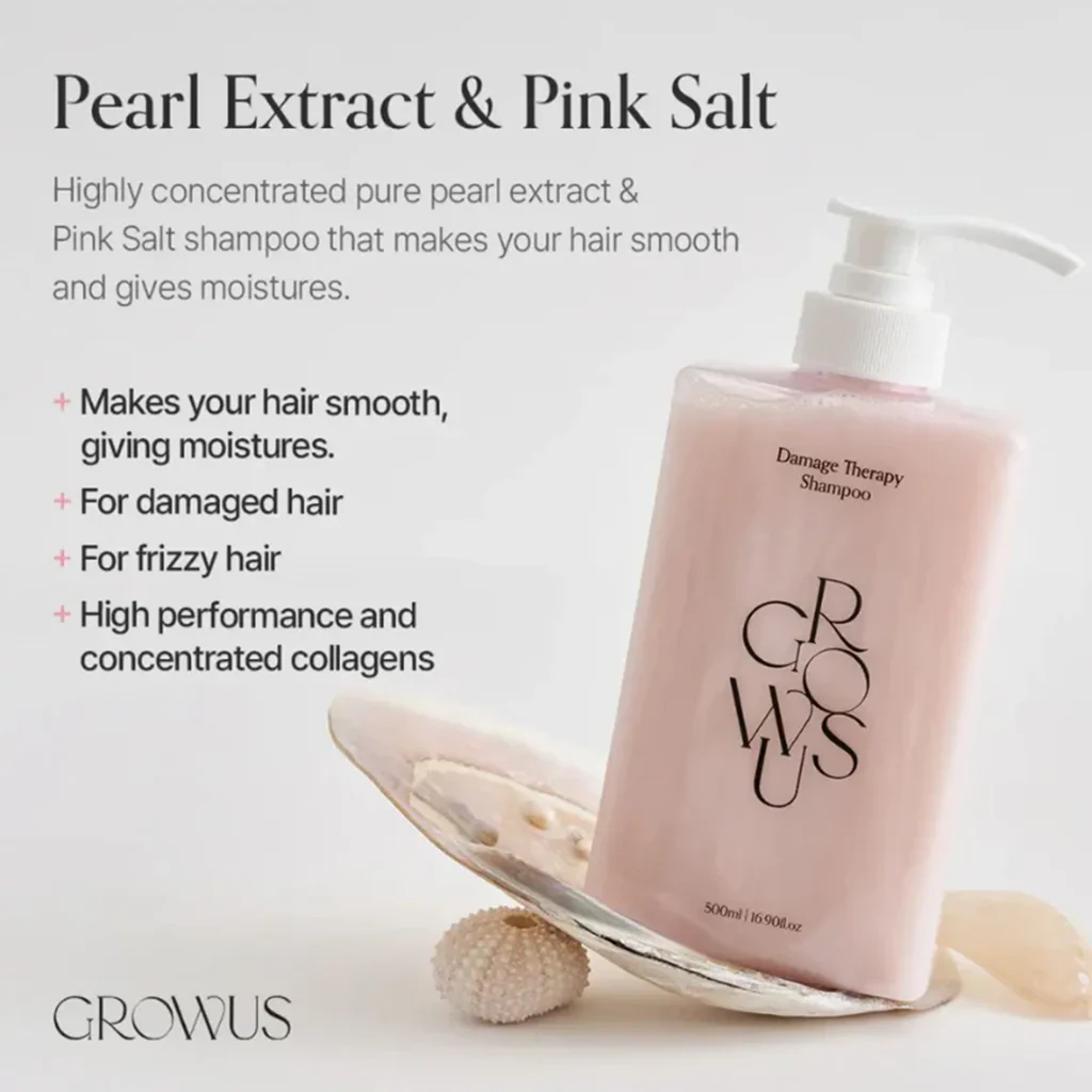 GROWUS Damage Therapy Shampoo EX 500ml - Image 2