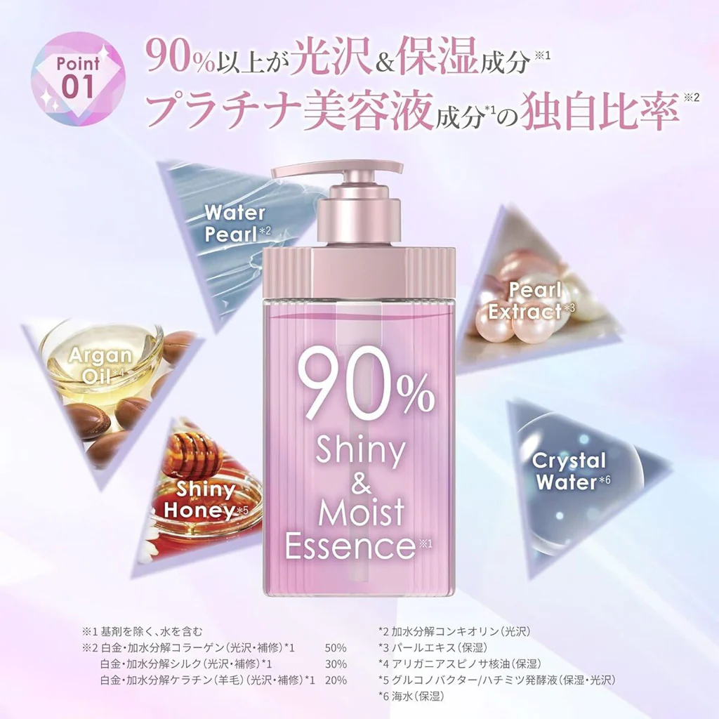 &Prism MIRACLE SHINE Shampoo Twinkle Peony Scent 415 ml - Image 3