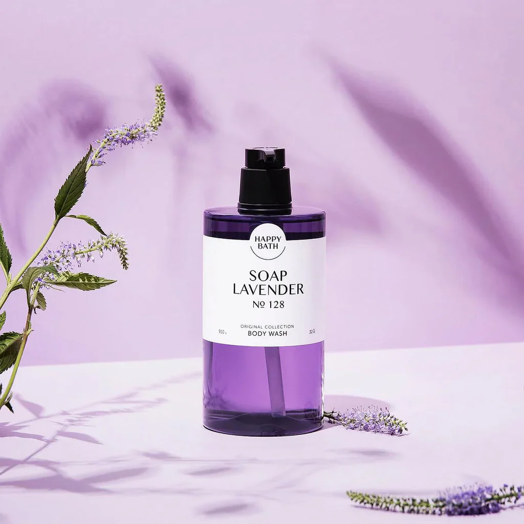 HAPPY BATH Lavender Body Wash 490ml - Image 3