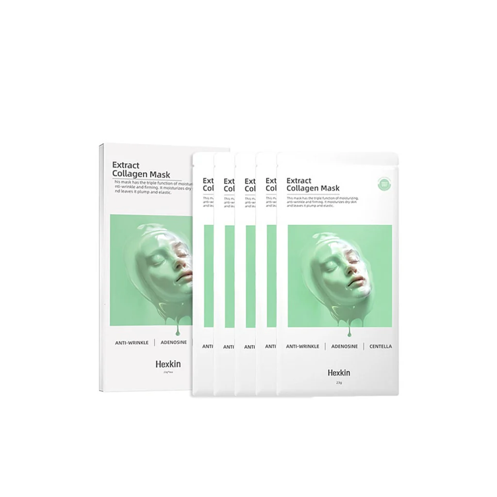 HEXKIN Extract Collagen Mask 5 pcs - Image 3