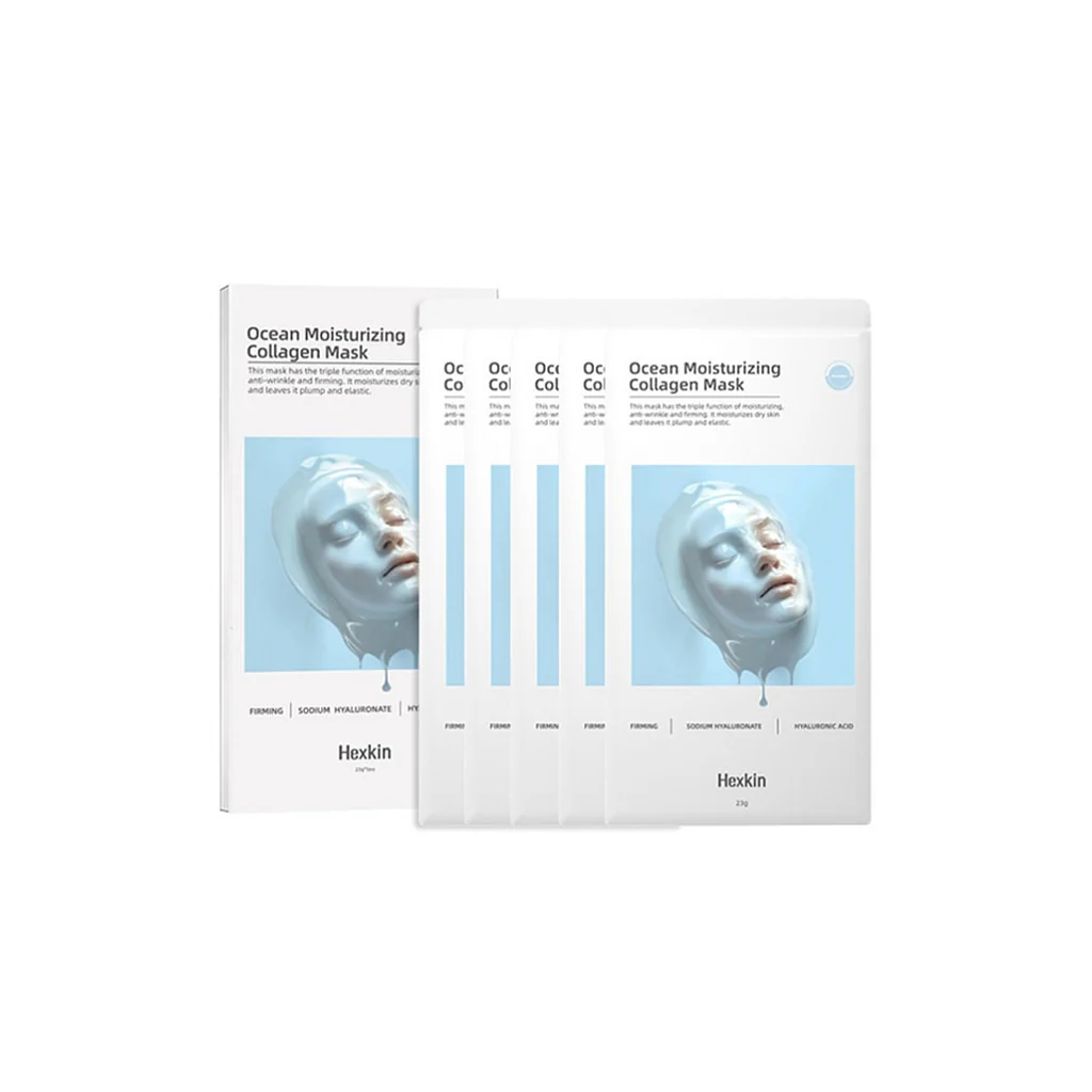 HEXKIN Ocean Moisturizing Collagen Mask 5 pcs - Image 2
