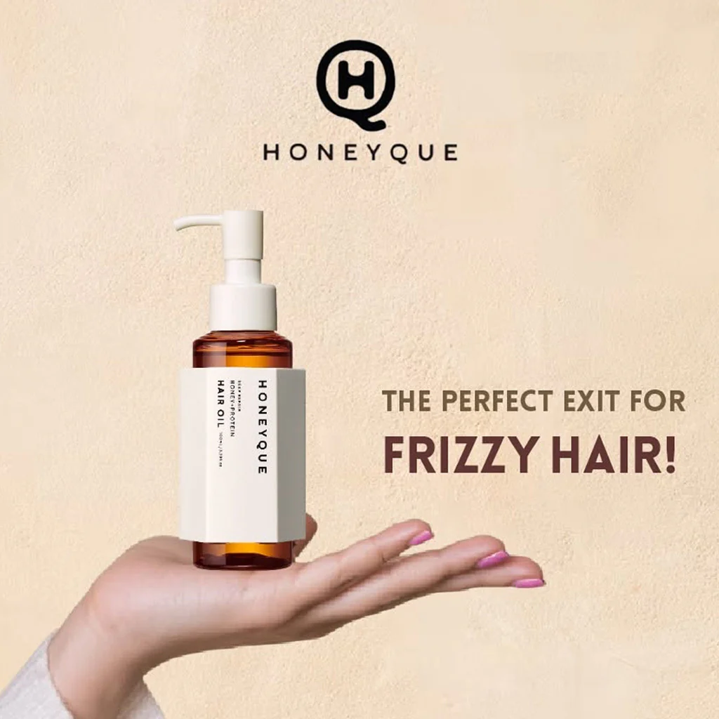HONEYQUE Deep Repair  HONEY+PROTEIN Hair Oil Moist 100 ml - Image 3