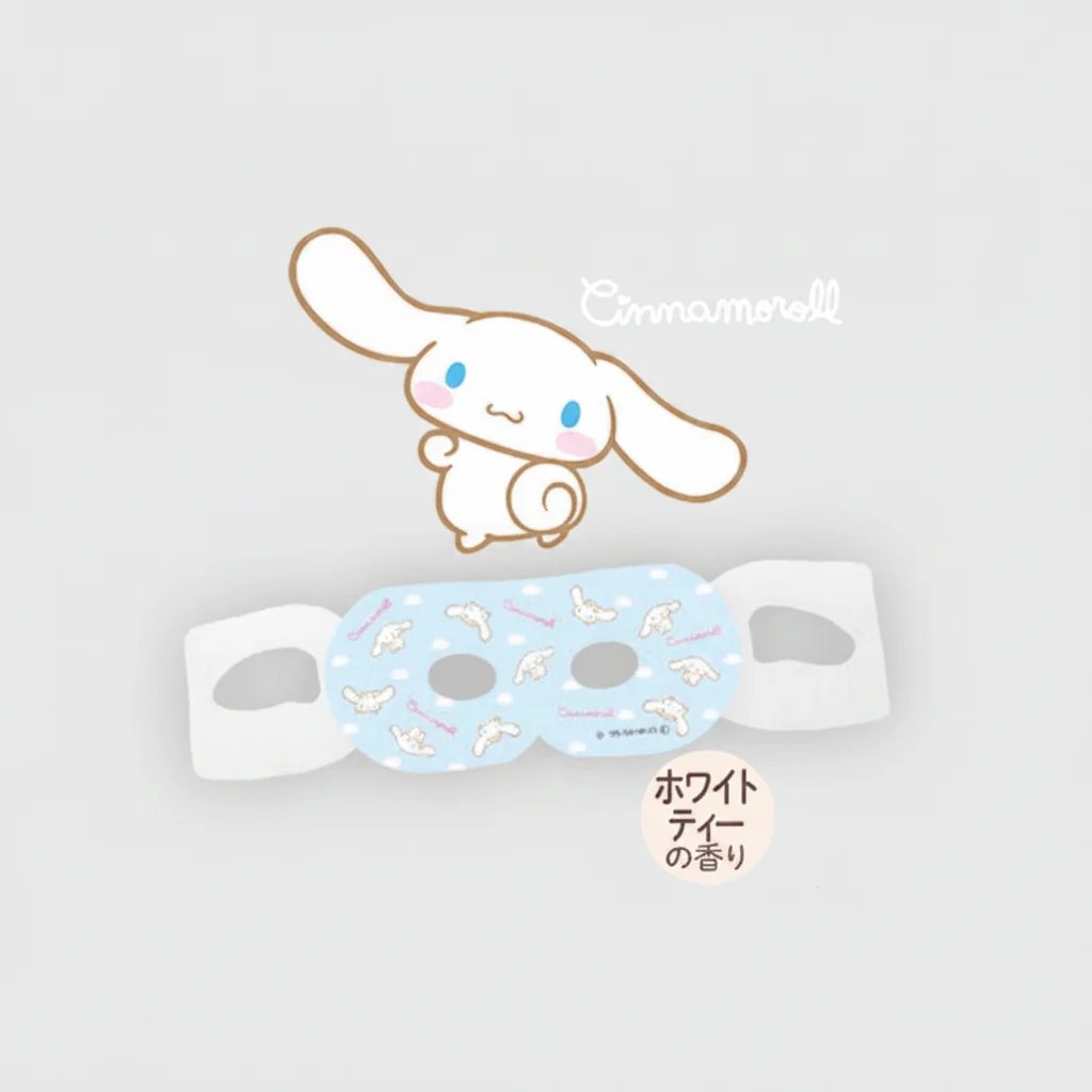 Honyaradoh Hot Steam Warm Eye Mask Cinnamoroll 6pcs - Image 4
