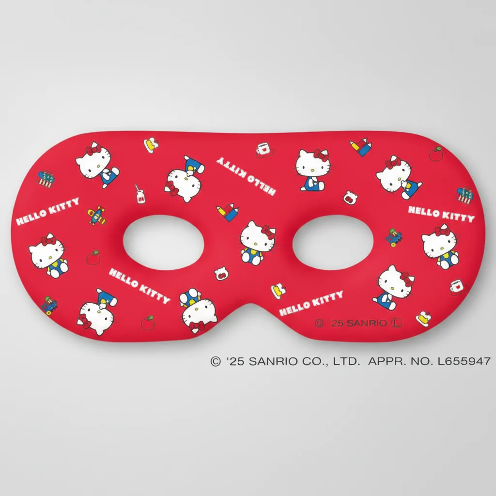 Honyaradoh Hot Steam Warm Eye Mask Hello Kitty 6pcs - Image 3