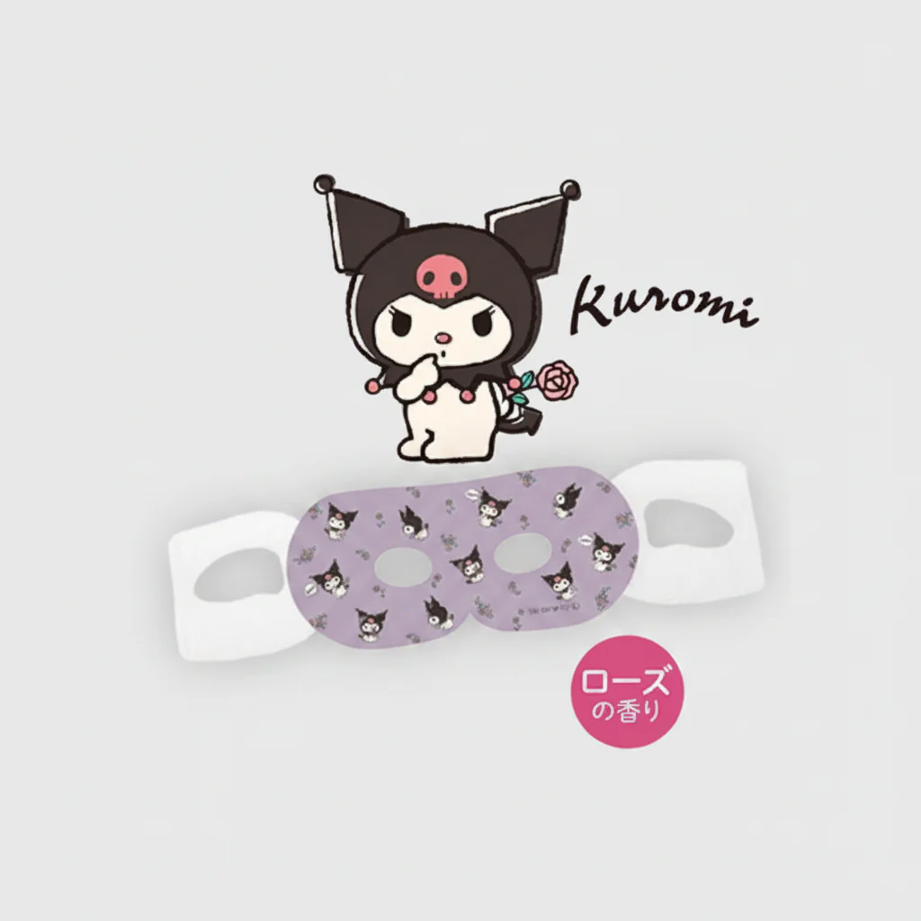 Honyaradoh Hot Steam Warm Eye Mask Kuromi6pcs - Image 3