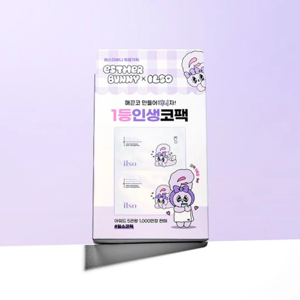 ilso Natural Mild Clear Nose Pack Esther Bunny Edition 5 pcs - Image 3