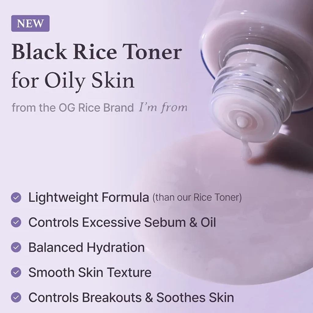 I'm From Black Rice Toner 150 ml - Image 4