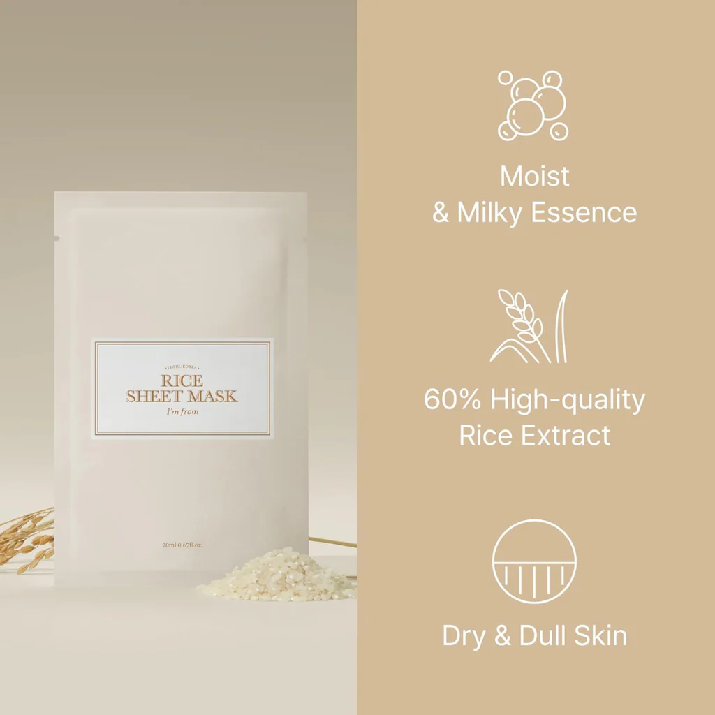 I'm from Rice Sheet Mask 1pc - Image 3