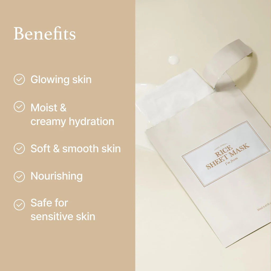 I'm from Rice Sheet Mask 1pc - Image 7