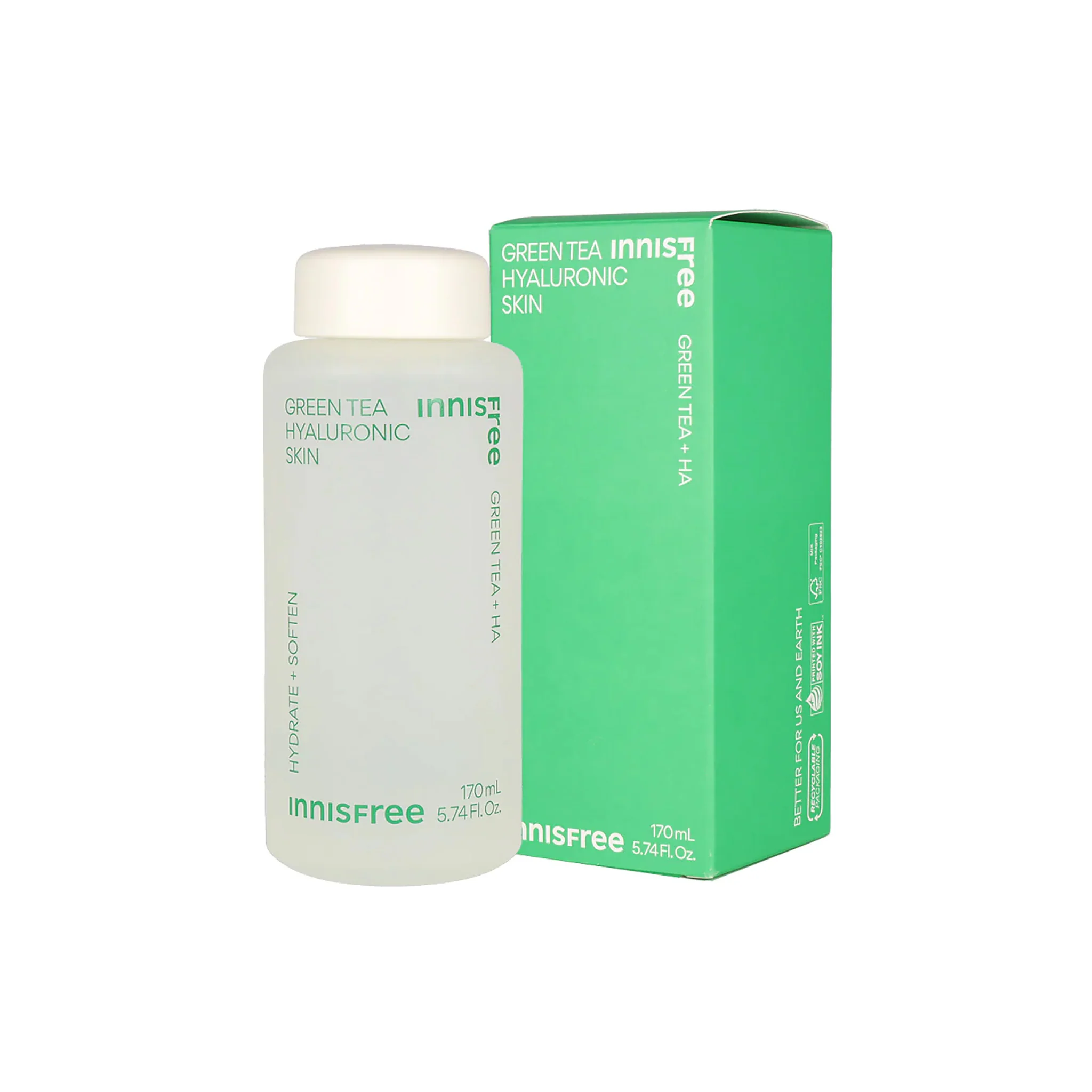 innisfree Green Tea Hyaluronic Skin 170ml - Image 5