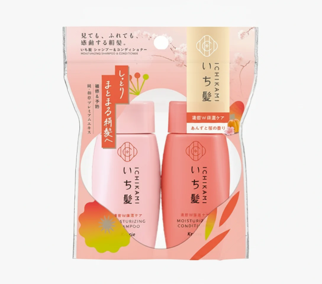 Kracie Ichikami Shapmoo & Conditioner Mini Set - Image 2