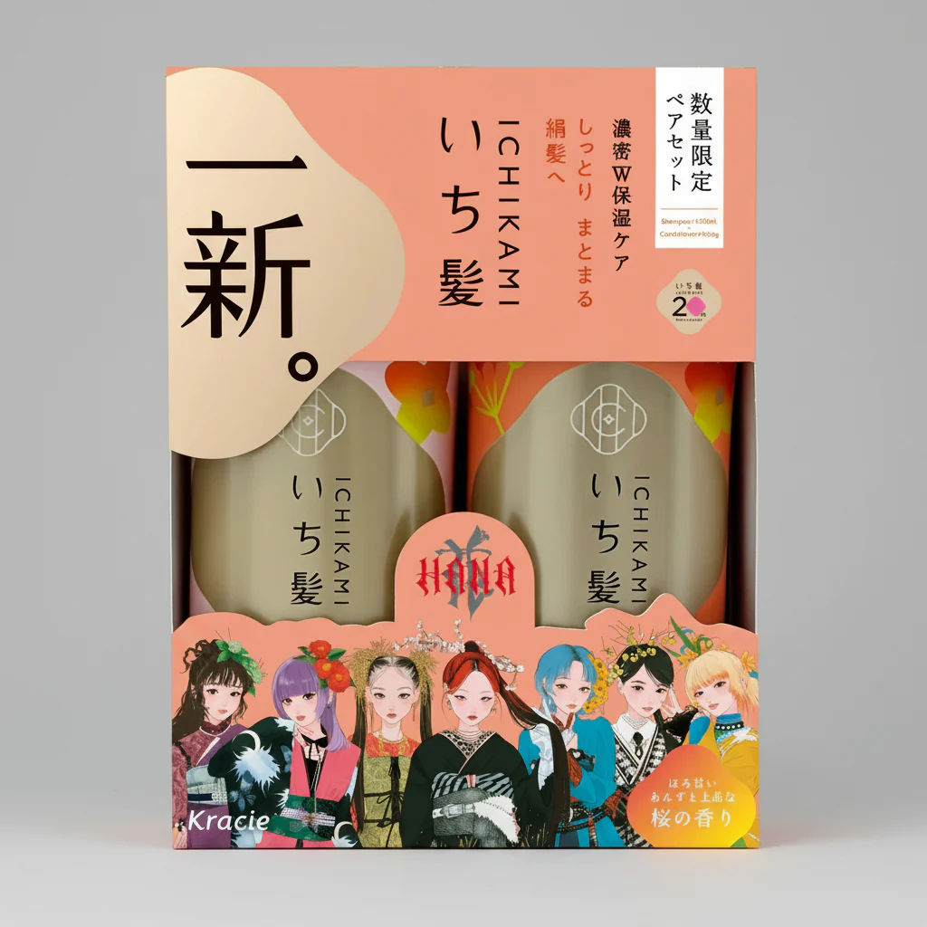 Kracie Ichikami Shapmoo & Conditioner Set - Image 2