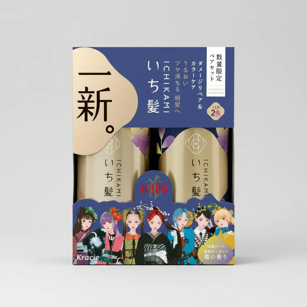 Kracie Ichikami Shapmoo & Conditioner Set - Image 3