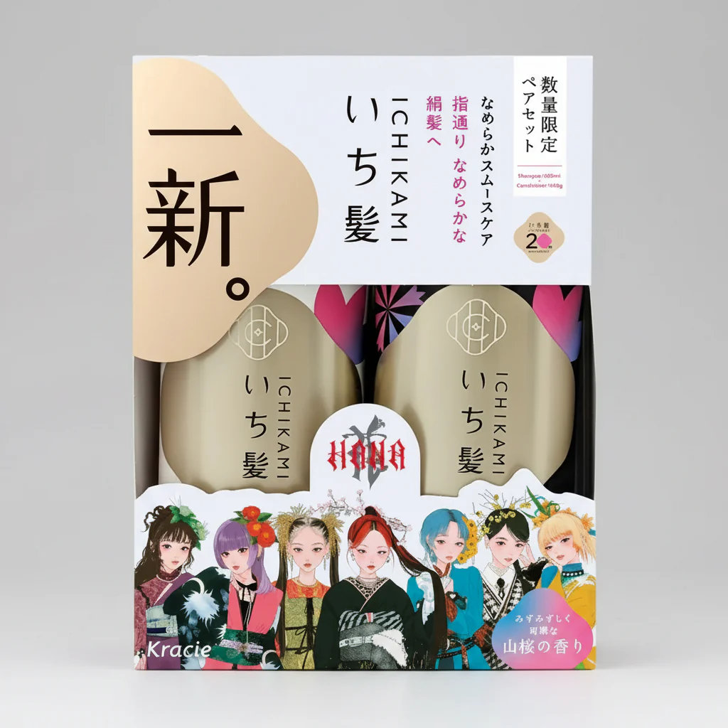 Kracie Ichikami Shapmoo & Conditioner Set - Image 4