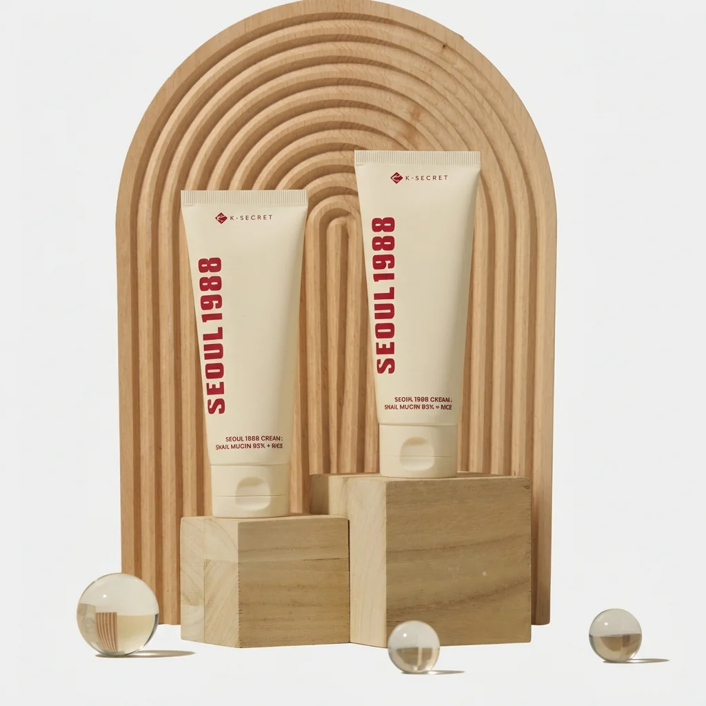 KSECRET Seoul 1988 Cream Snail Mucin 93%+Rice 100ml - Image 2