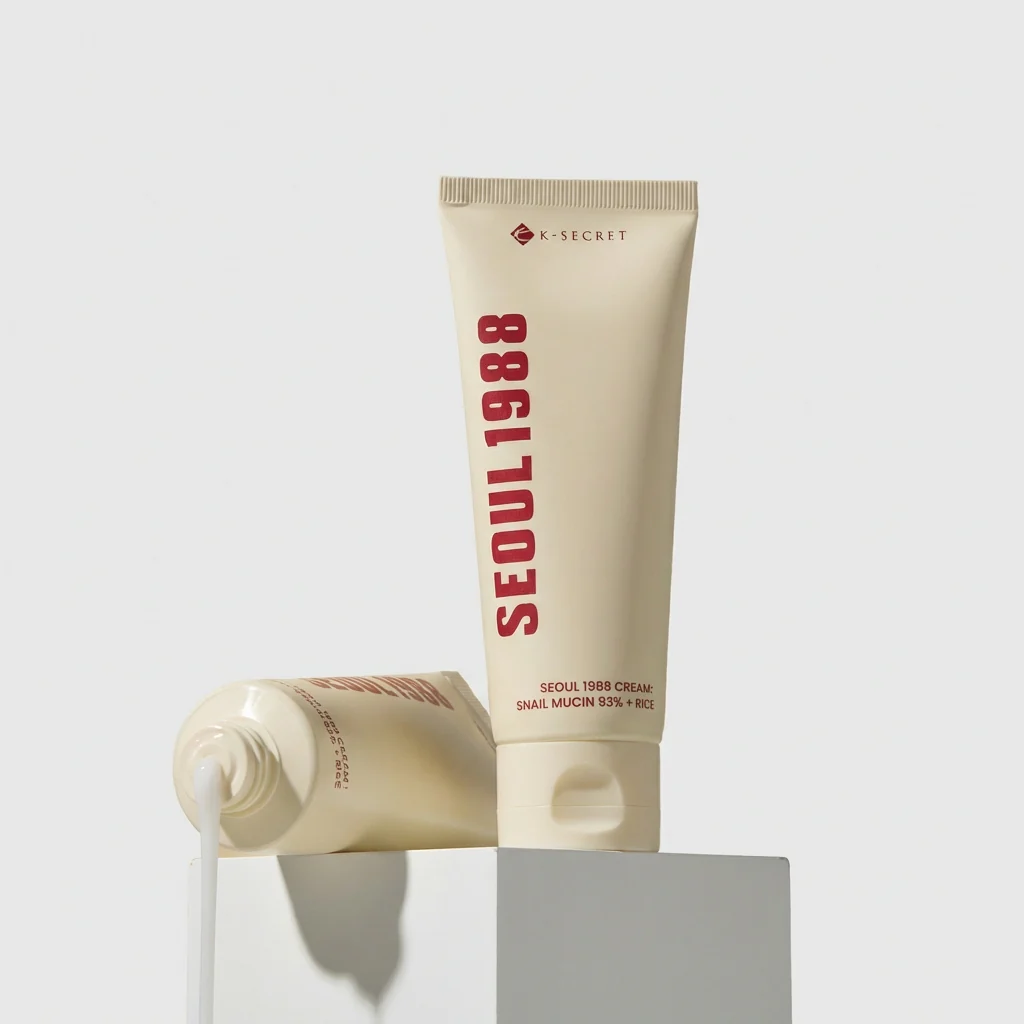 KSECRET Seoul 1988 Cream Snail Mucin 93%+Rice 100ml - Image 3