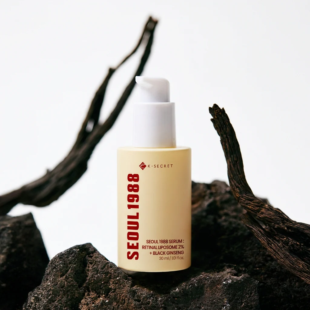 KSECRET Seoul 1988 Serum Retinal Liposome 2%+Black Ginseng 30ml - Image 3