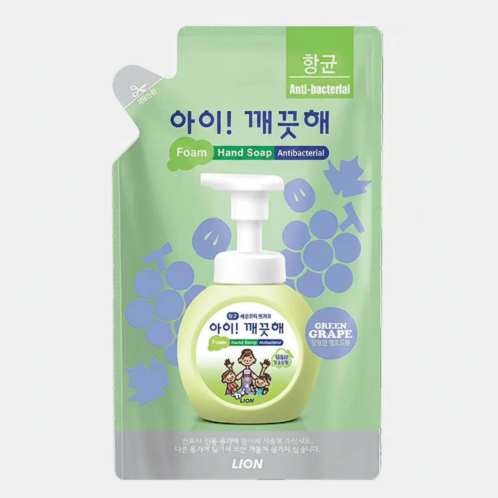 LION Foaming Hand Soap Green 250ml - Image 3