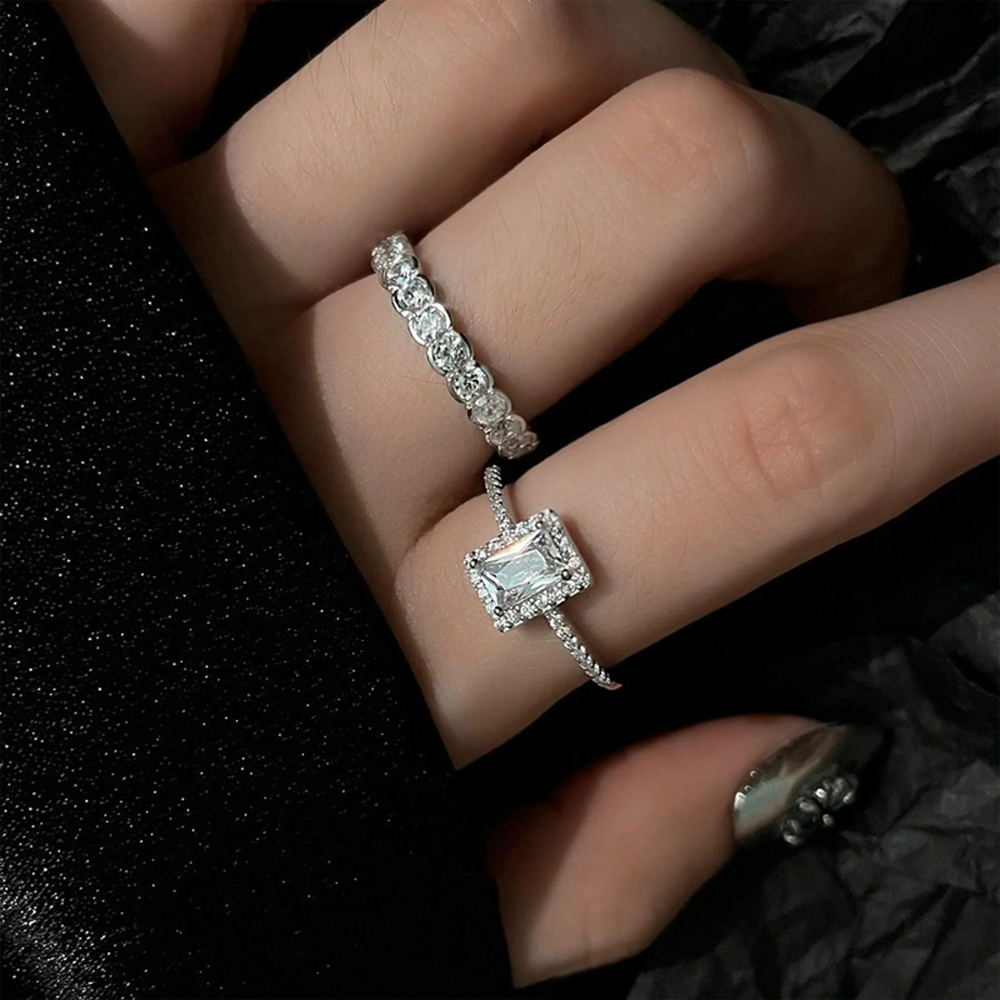 Luxurious Full Zirconia Ring - Image 3