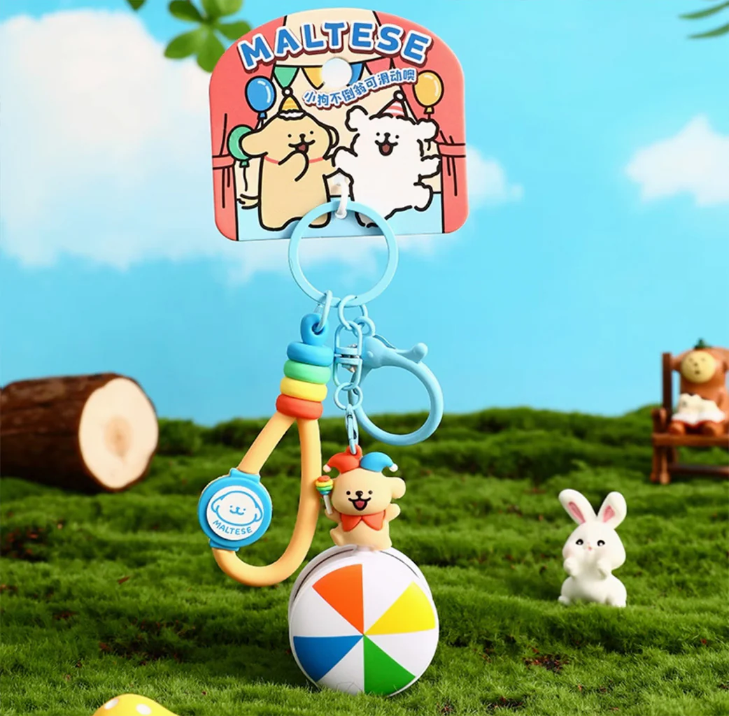 Maltese Amusement Circus Keychain - Image 2