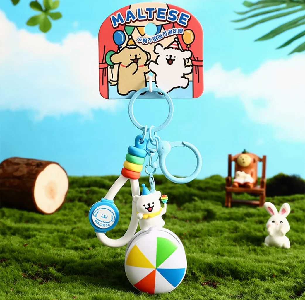 Maltese Amusement Circus Keychain - Image 3