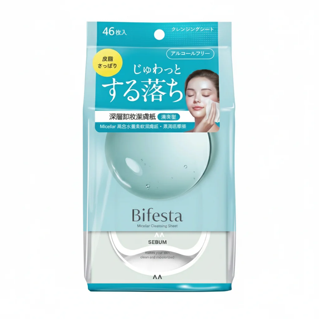 Mandom Bifesta Micellar Cleansing Sheet Sebum