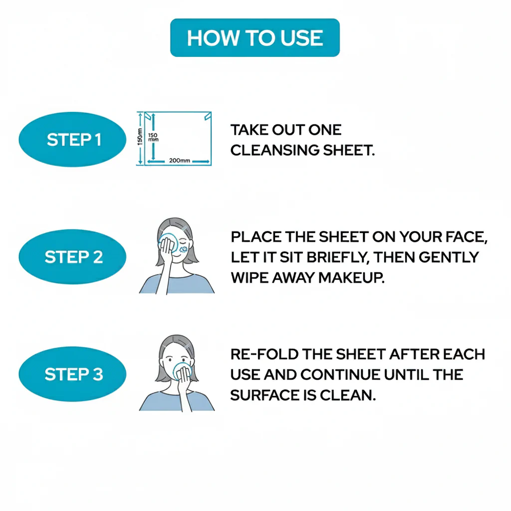 Mandom Bifesta Micellar Cleansing Sheet Sebum - Image 3