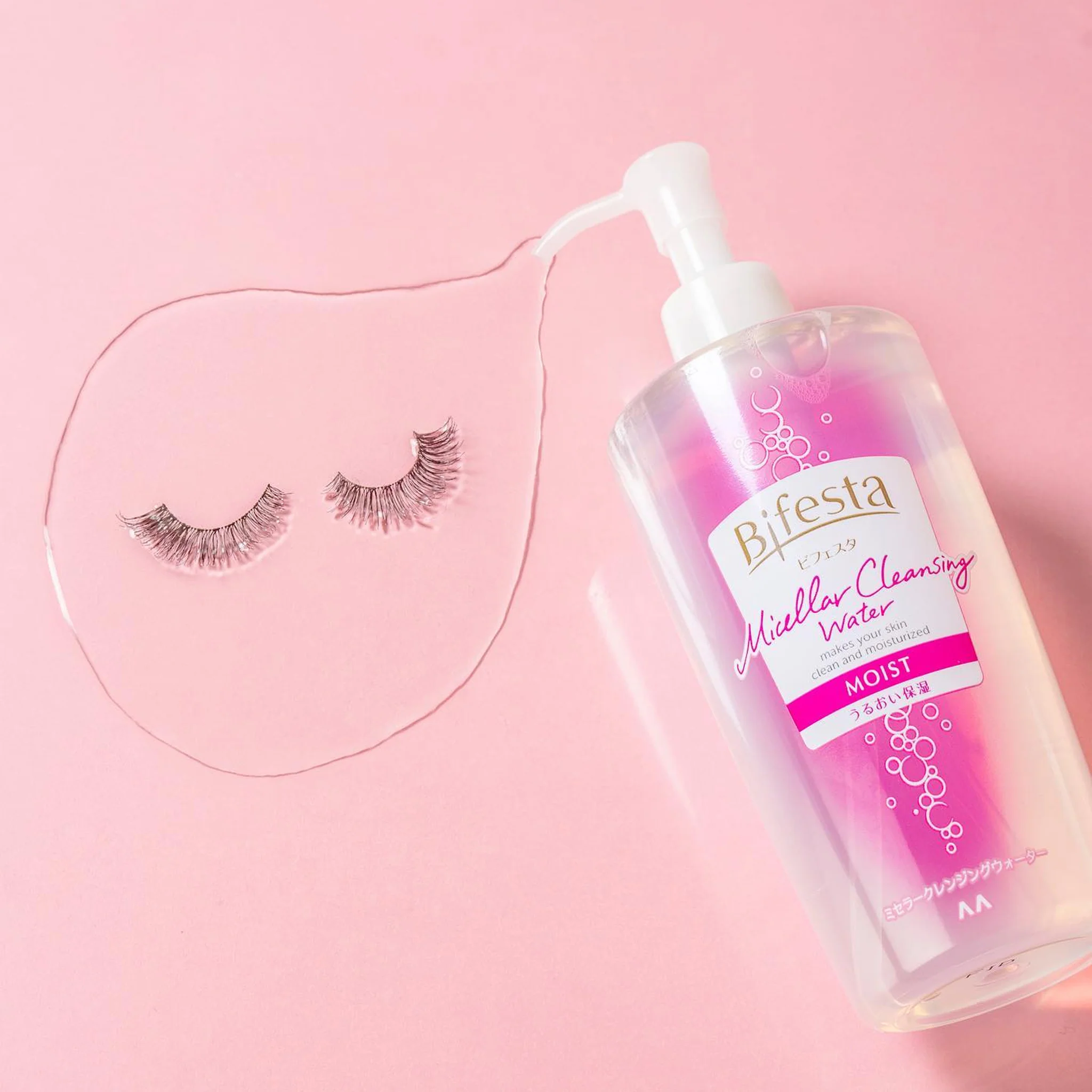 mandom Bifesta Micellar Cleansing Water Moist 400ml - Image 2