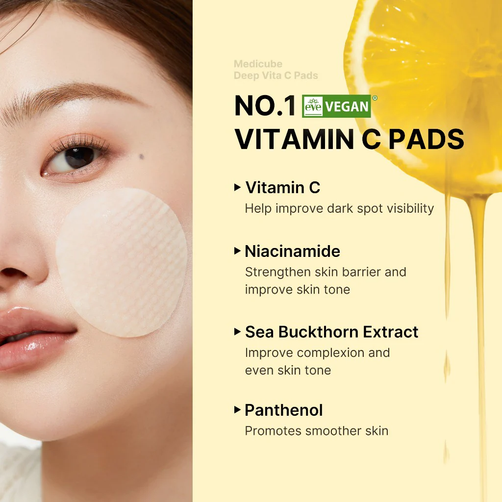 Medicube Deep Vita Facial Pads 70 pcs - Image 6