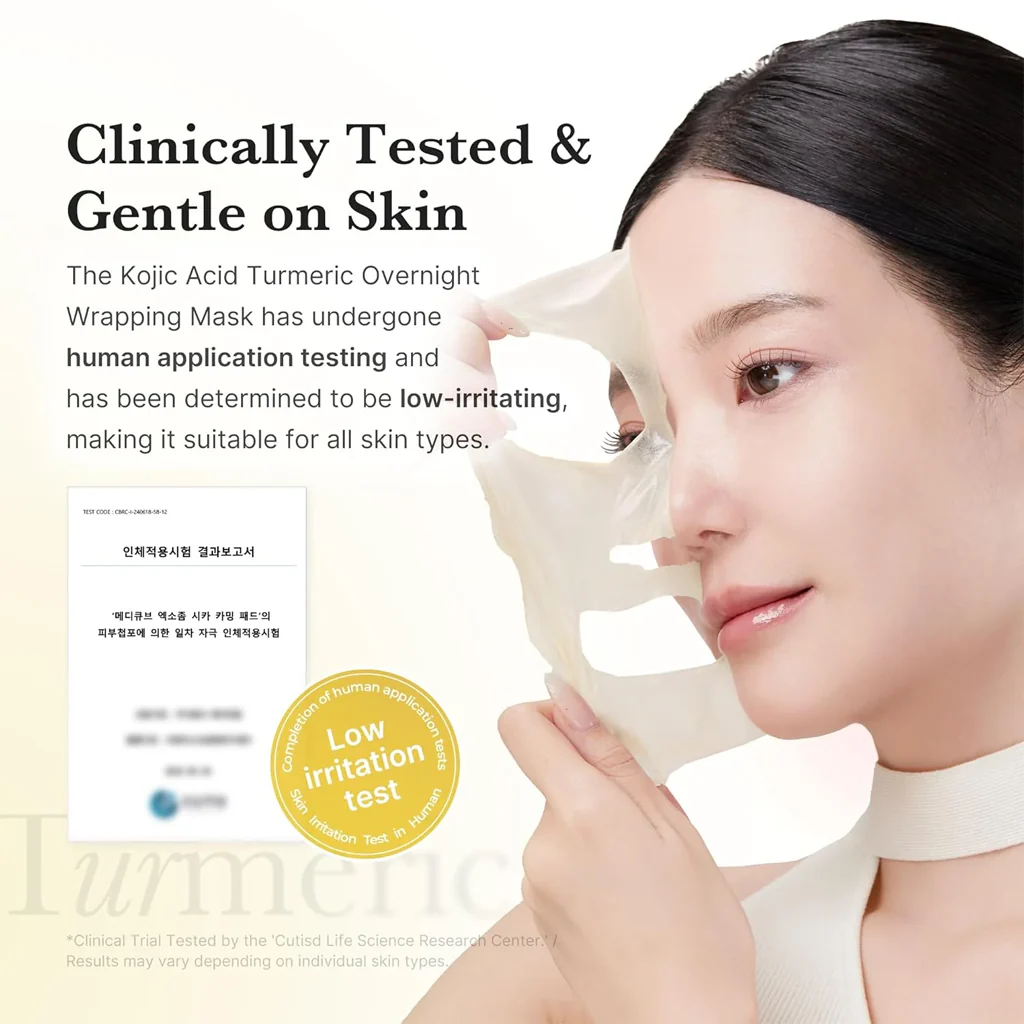Medicube Kojic Acid Turmeric Night Wrapping Mask 75 ml - Image 7