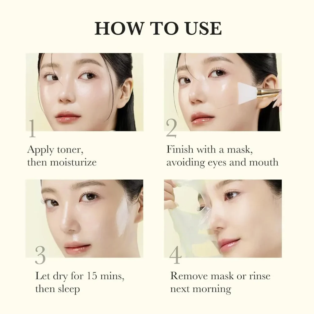 Medicube Kojic Acid Turmeric Night Wrapping Mask 75 ml - Image 8