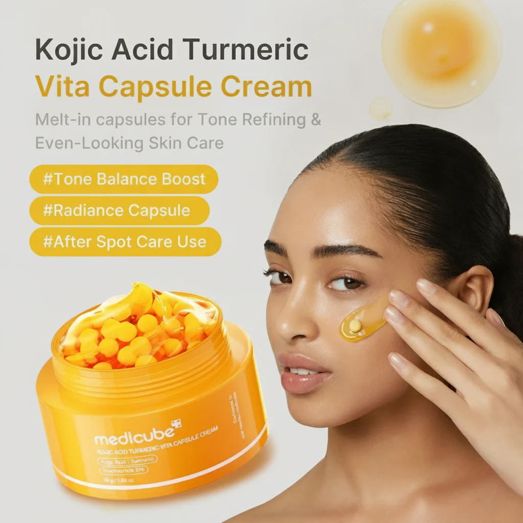 medicube Kojic Acid Turmeric Vita C Capsule Cream 53g - Image 4