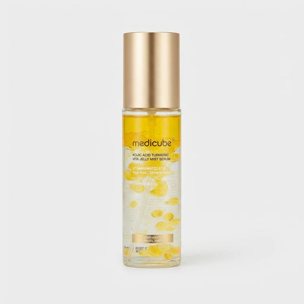medicube Kojic Acid Turmeric Vita Jelly Mist Serum 100ml - Image 2