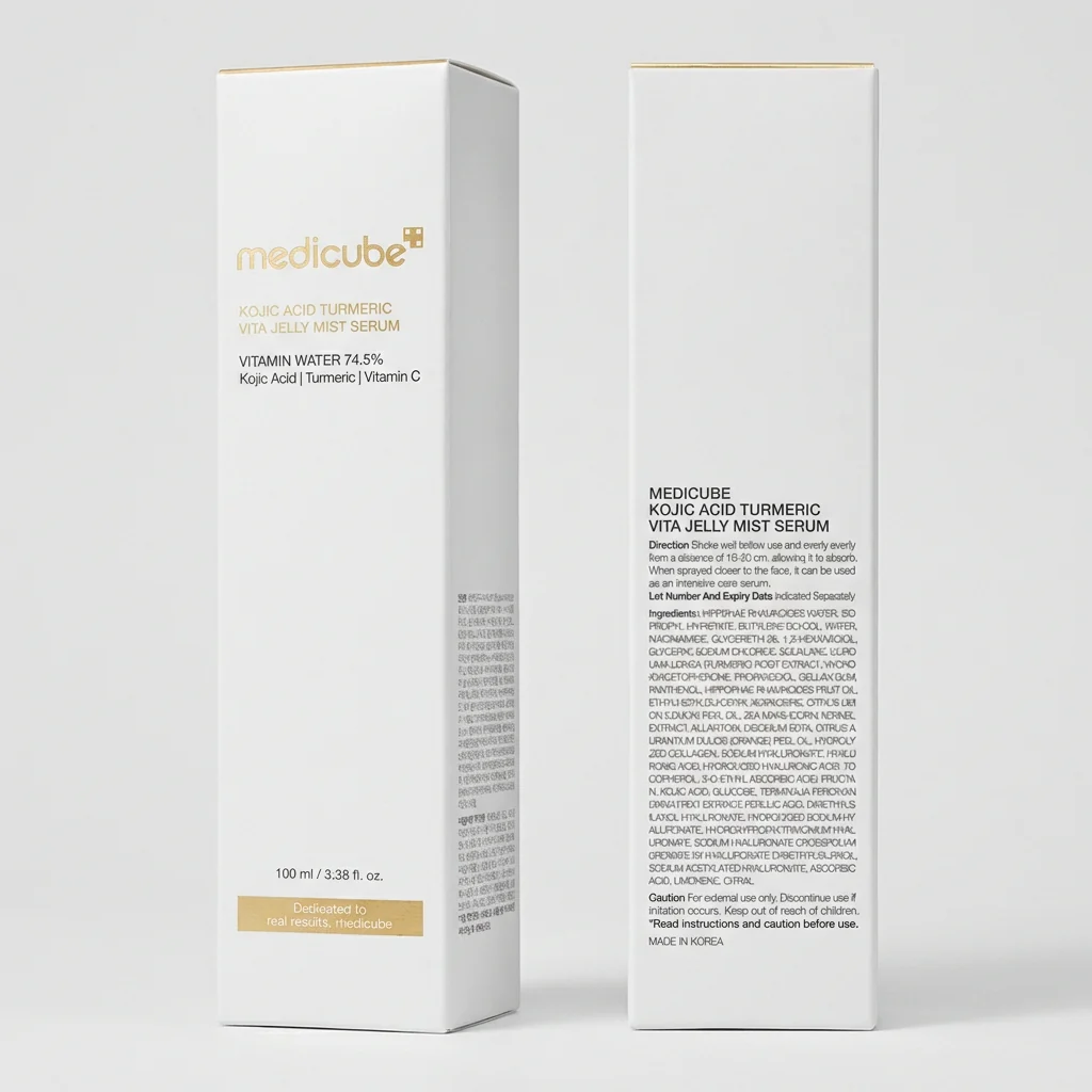 medicube Kojic Acid Turmeric Vita Jelly Mist Serum 100ml - Image 3