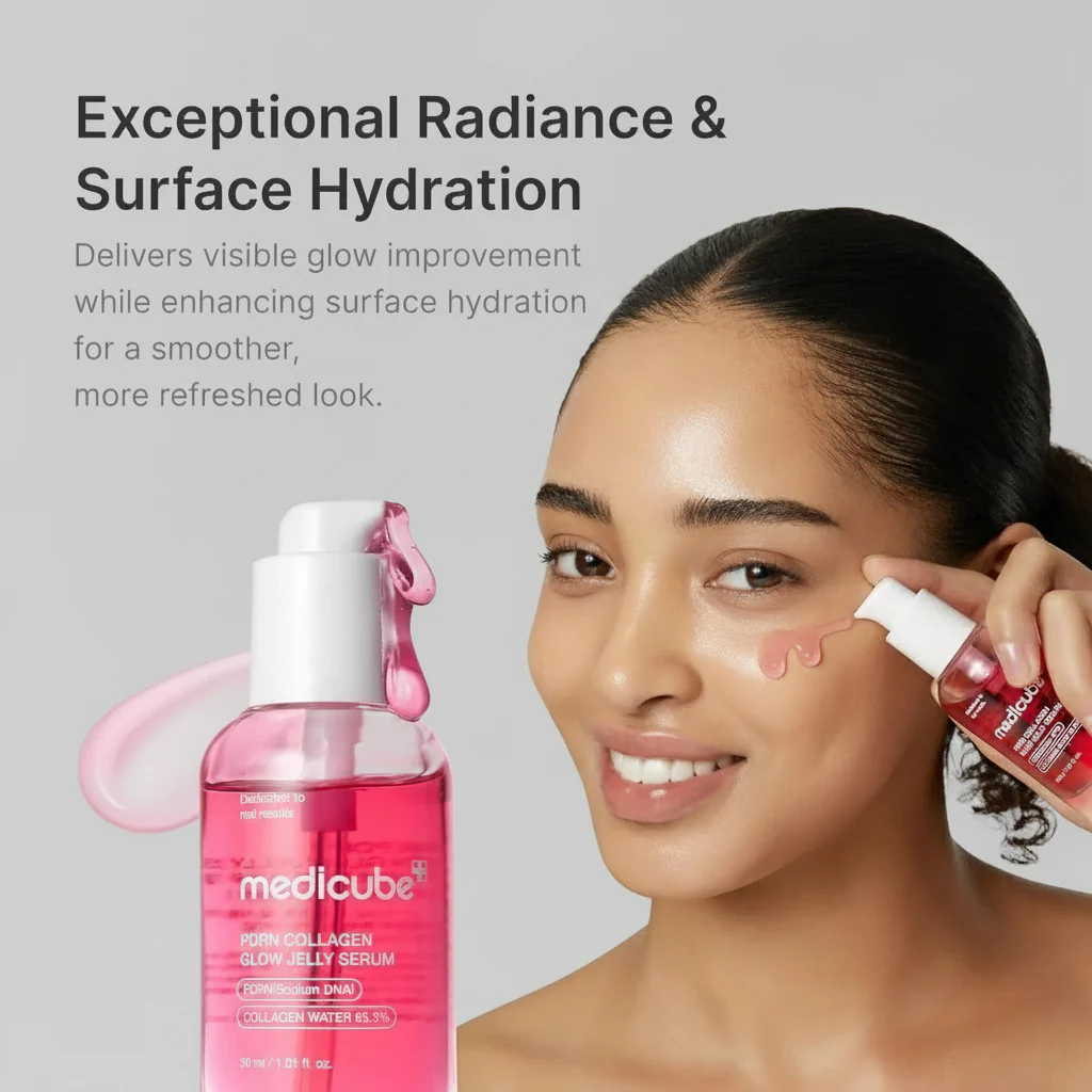 medicube PDRN Collagen Glow Jelly Serum 30ml - Image 5