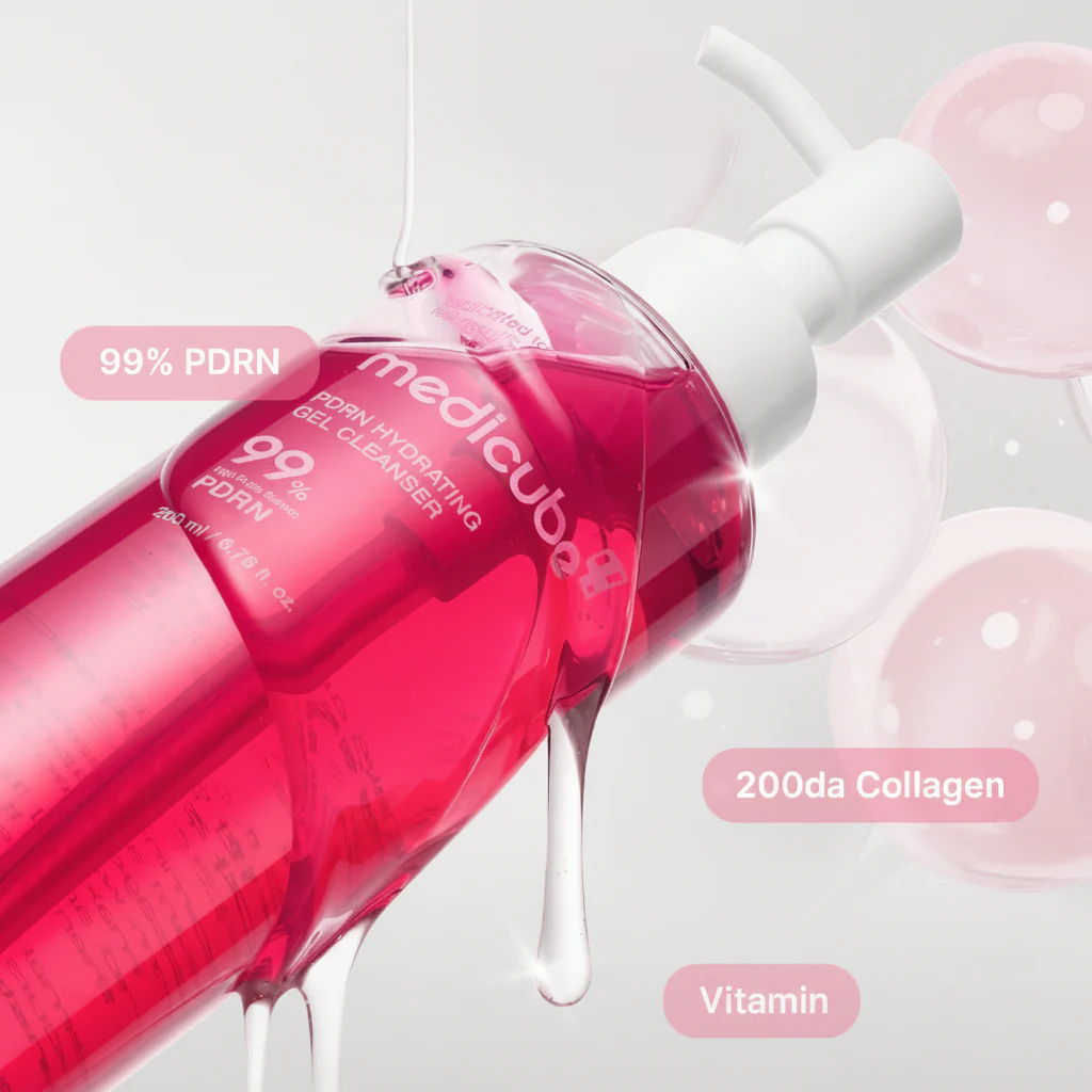 medicube PDRN Hydrating Gel Cleanser 200ml - Image 3