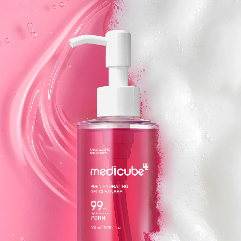 medicube PDRN Hydrating Gel Cleanser 200ml - Image 4