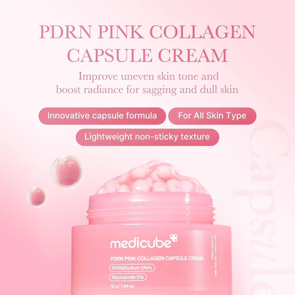 medicube PDRN Pink Collagen Capsule Cream 55g - Image 4