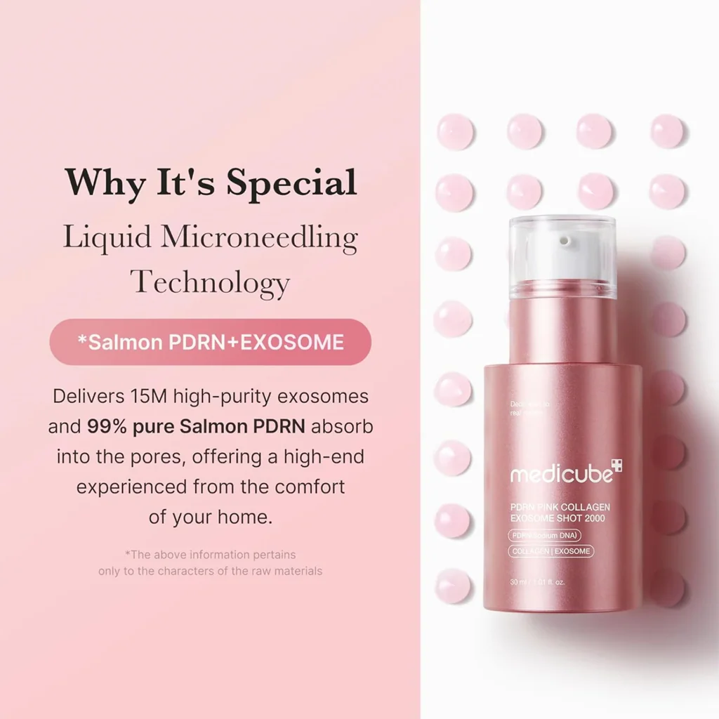 Medicube PDRN Pink Collagen Exosome Shot Serum 2000 30 ml - Image 7