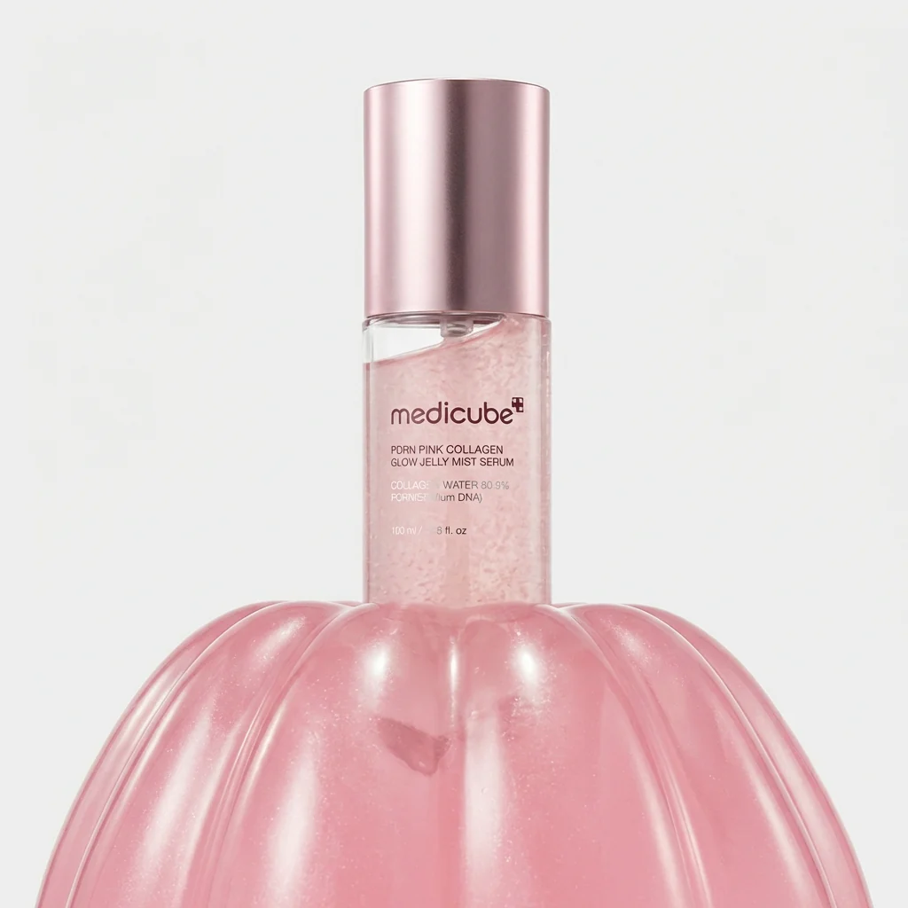 medicube PDRN Pink Collagen Glow Jelly Mist Serum 100ml - Image 3