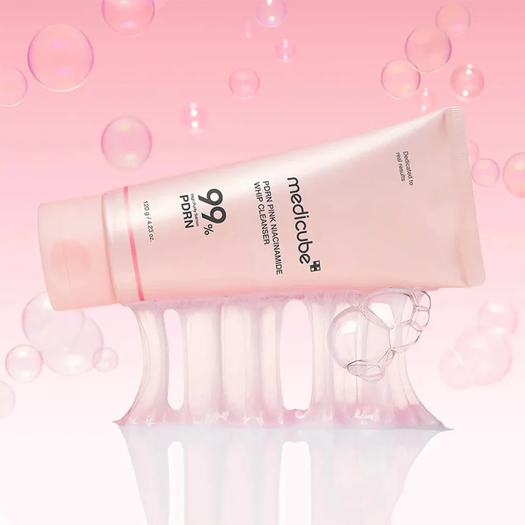 medicube PDRN Pink Niacinamide Whip Cleanser 120g - Image 4