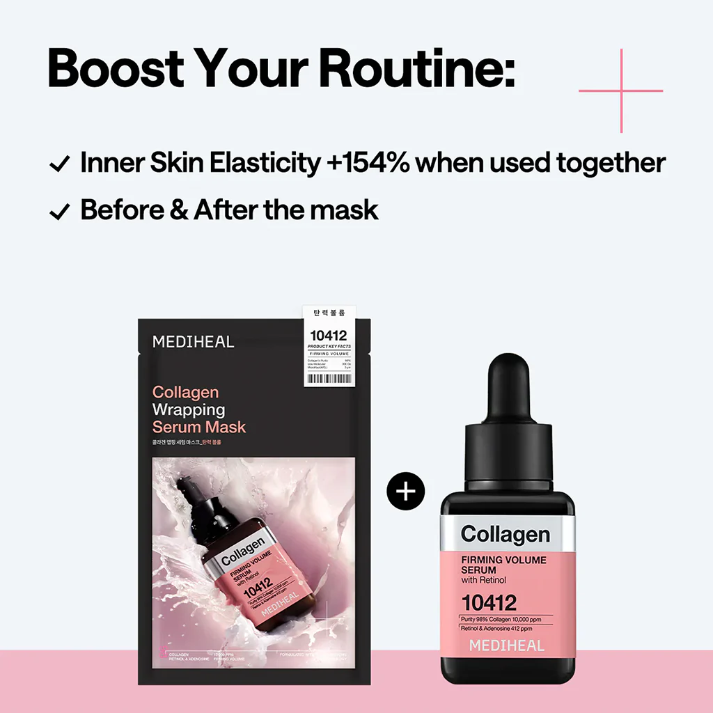 MEDIHEAL Collagen Wrapping Serum Mask 10pcs - Image 7