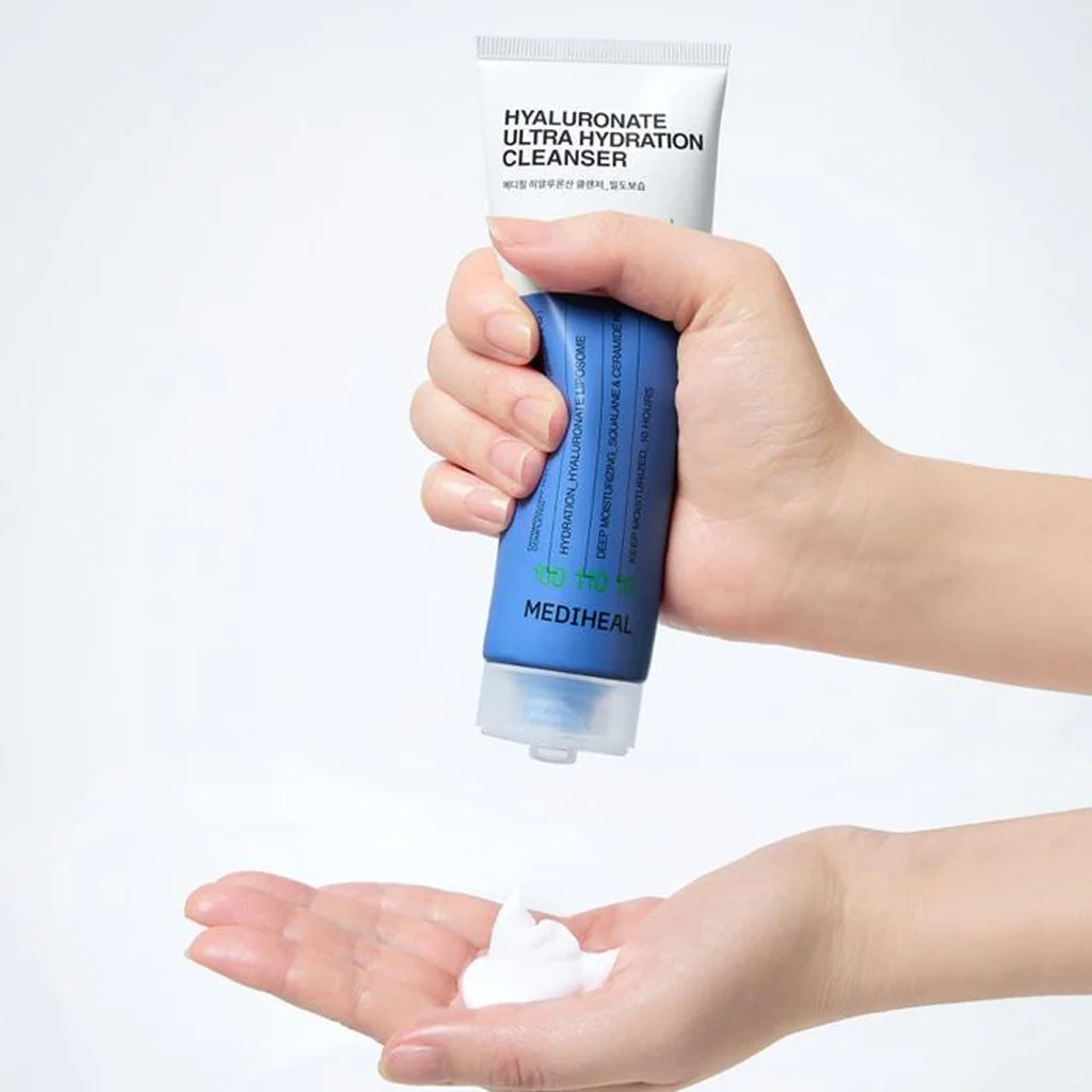 MEDIHEAL Hyaluronate Ultra Hydration Cleanser 120 ml - Image 3